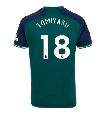 Arsenal Takehiro Tomiyasu #18 Tercera Equipación 2023-24 Manga Corta